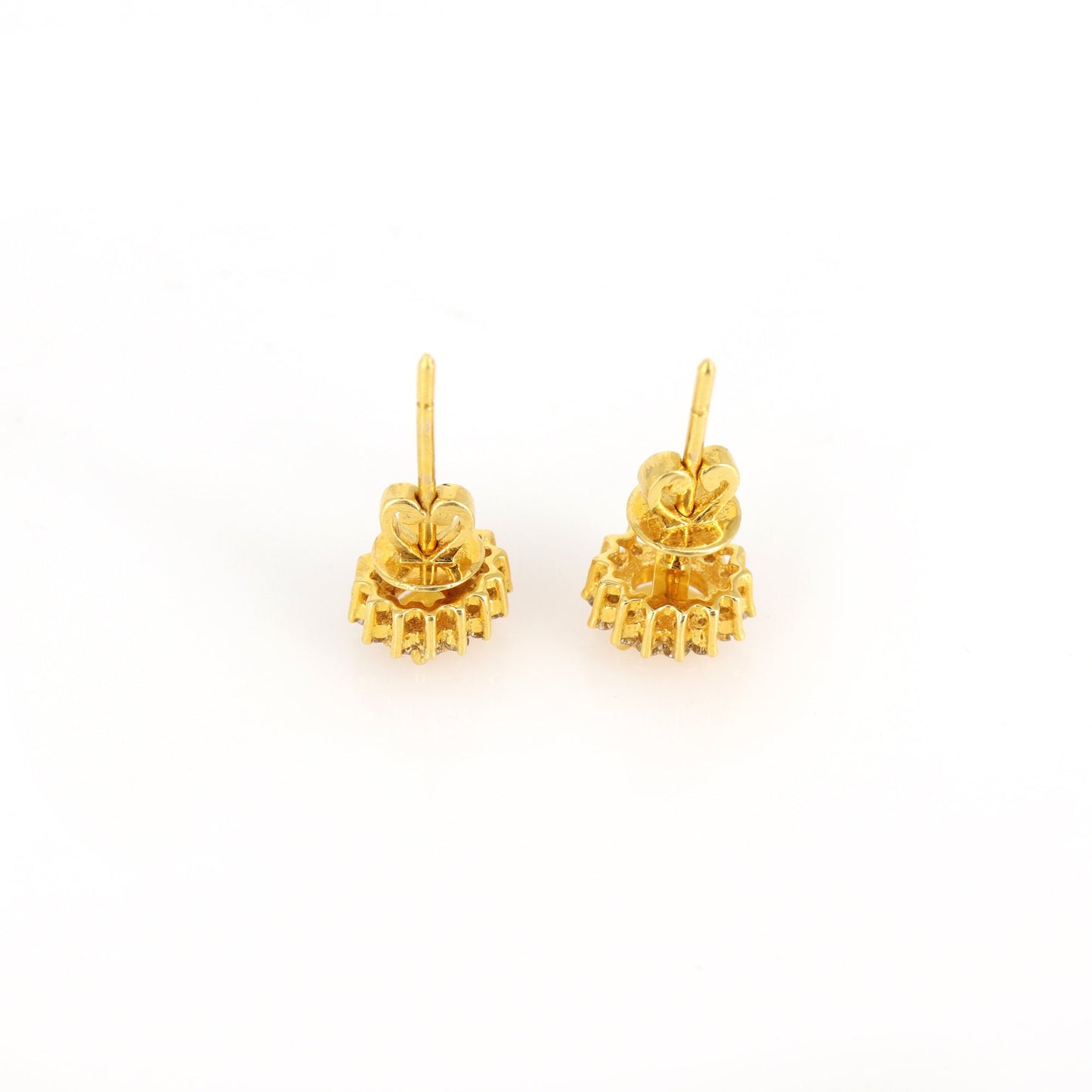 Yellow Sapphire Earring 14K Gold