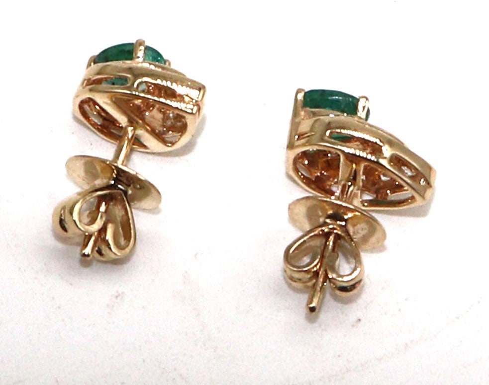 Emerald Earring 14K Gold