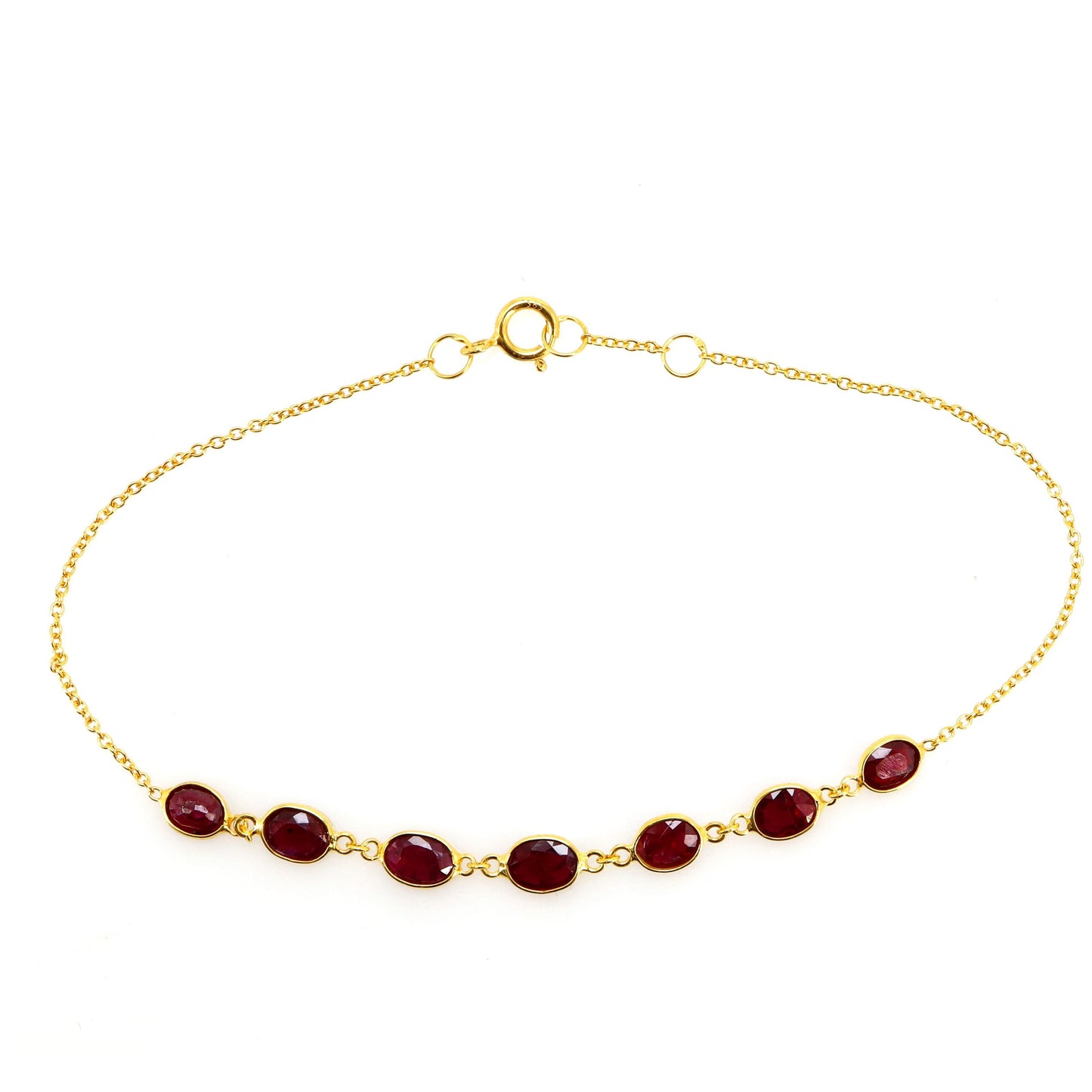 Ruby Bracelet 14K Gold