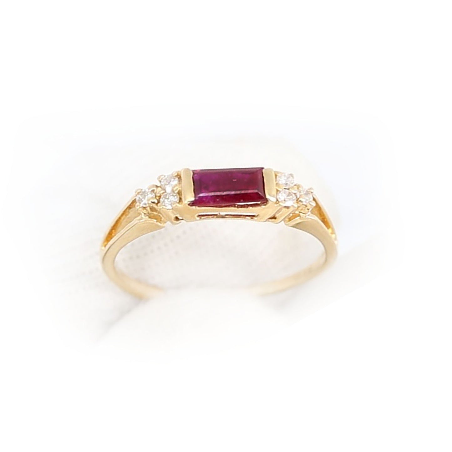 Blue Sapphire Ring 14K Gold