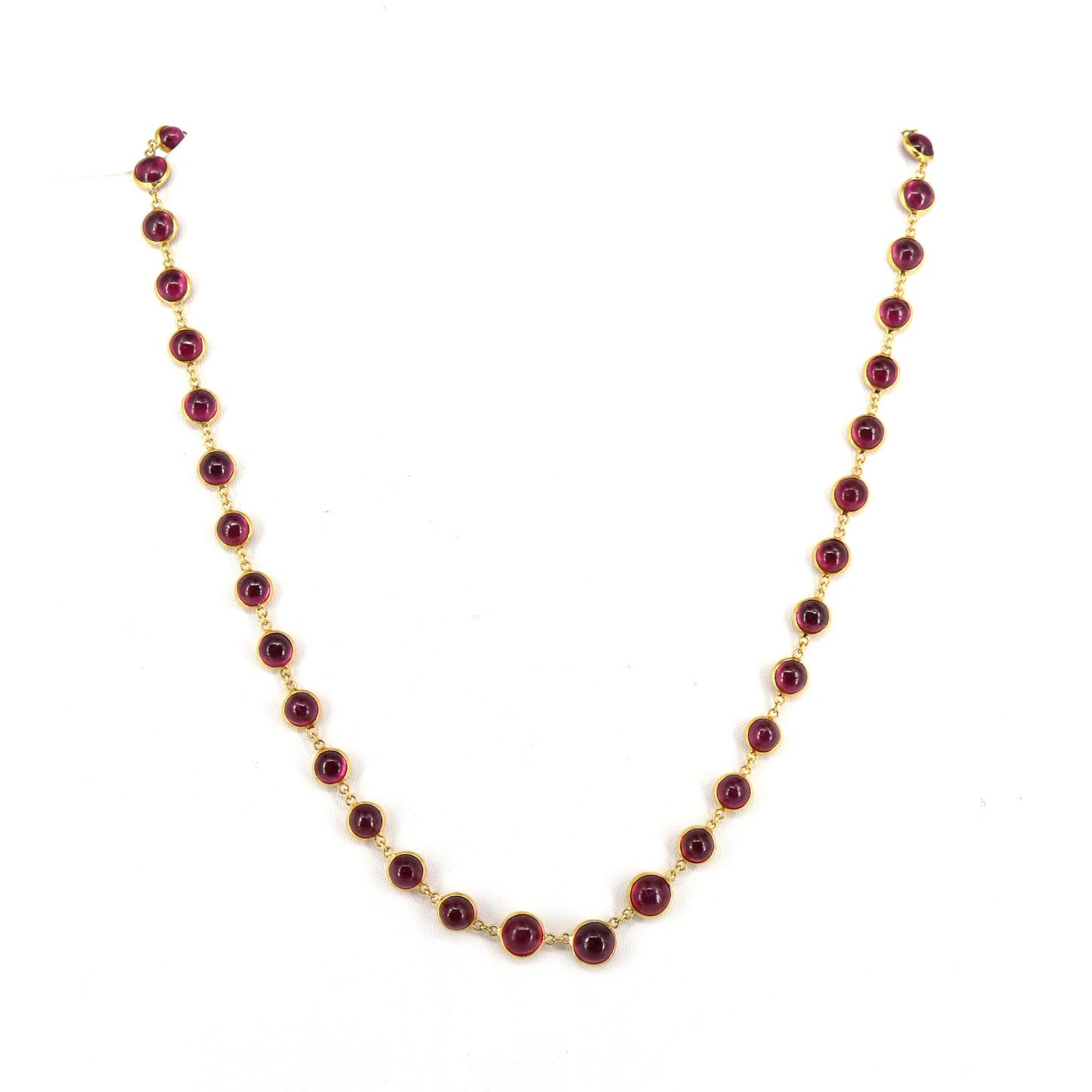 Ruby Necklace 18K Gold