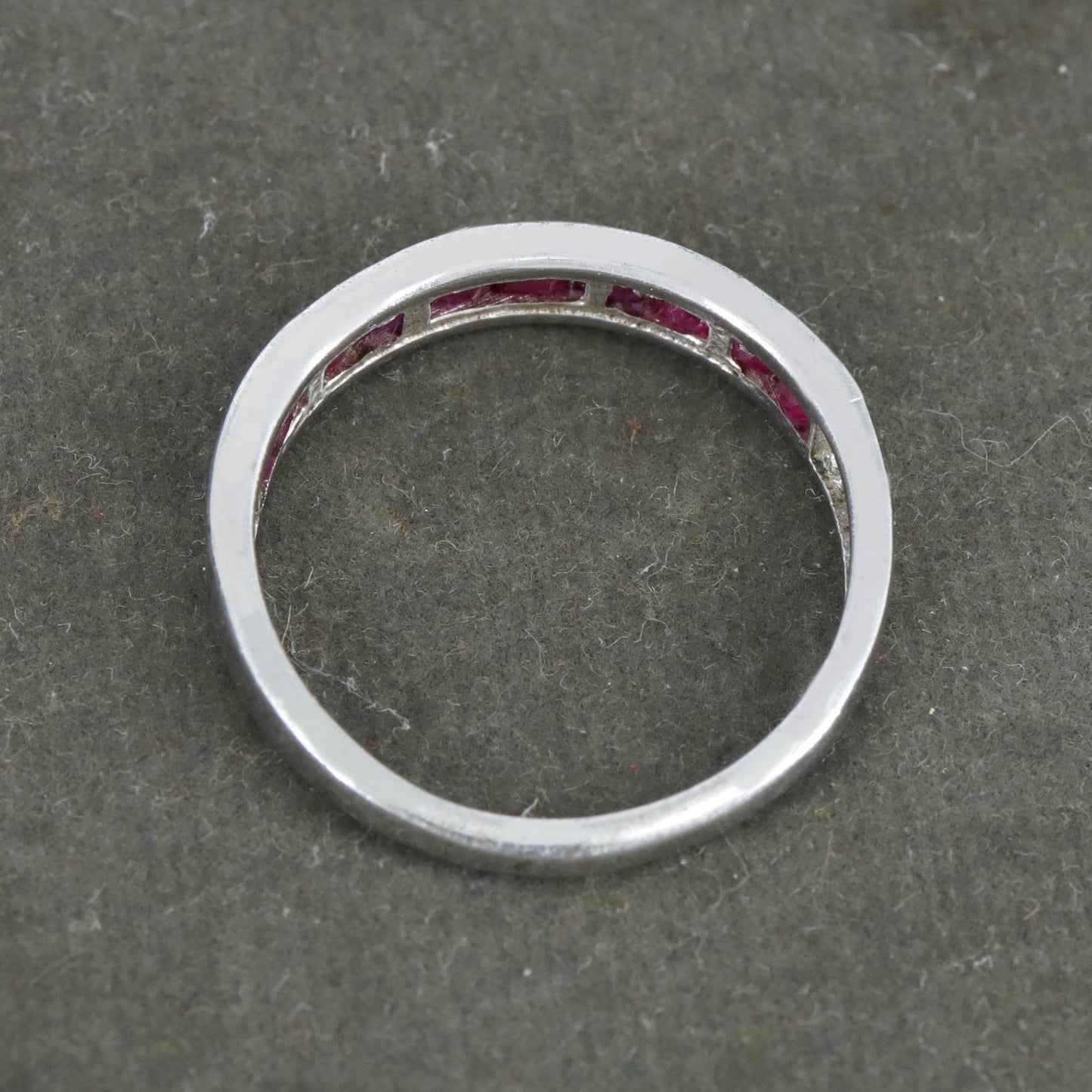 Ruby Ring Silver
