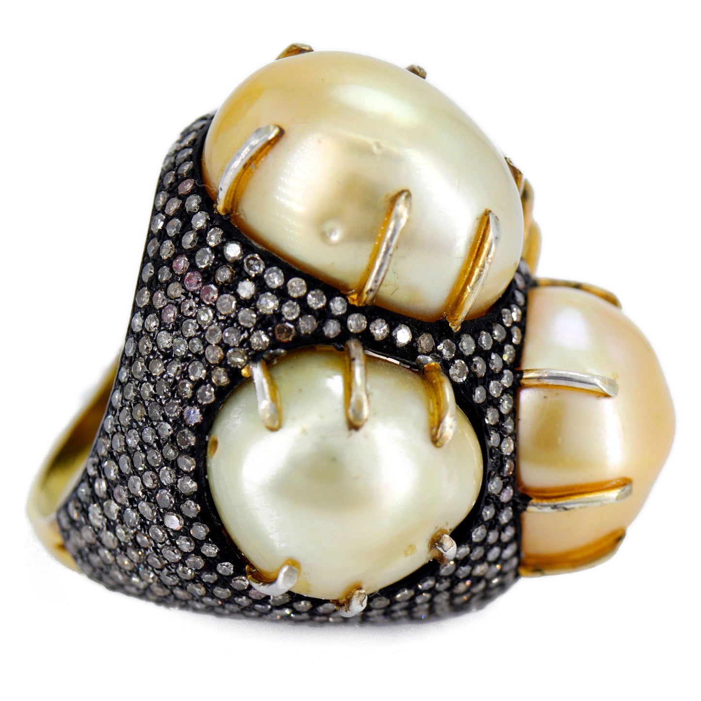 Unisex Victorian Ring Gold