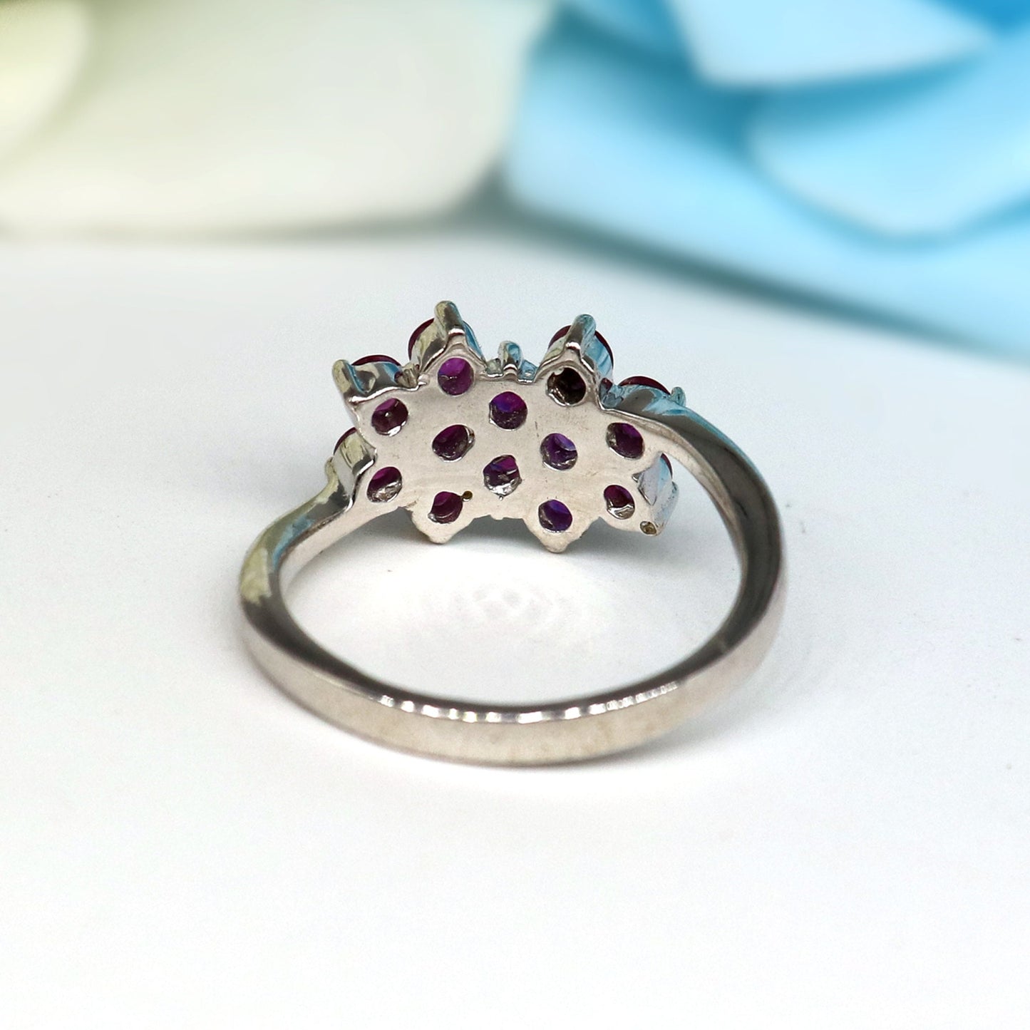 Ruby Ring Silver