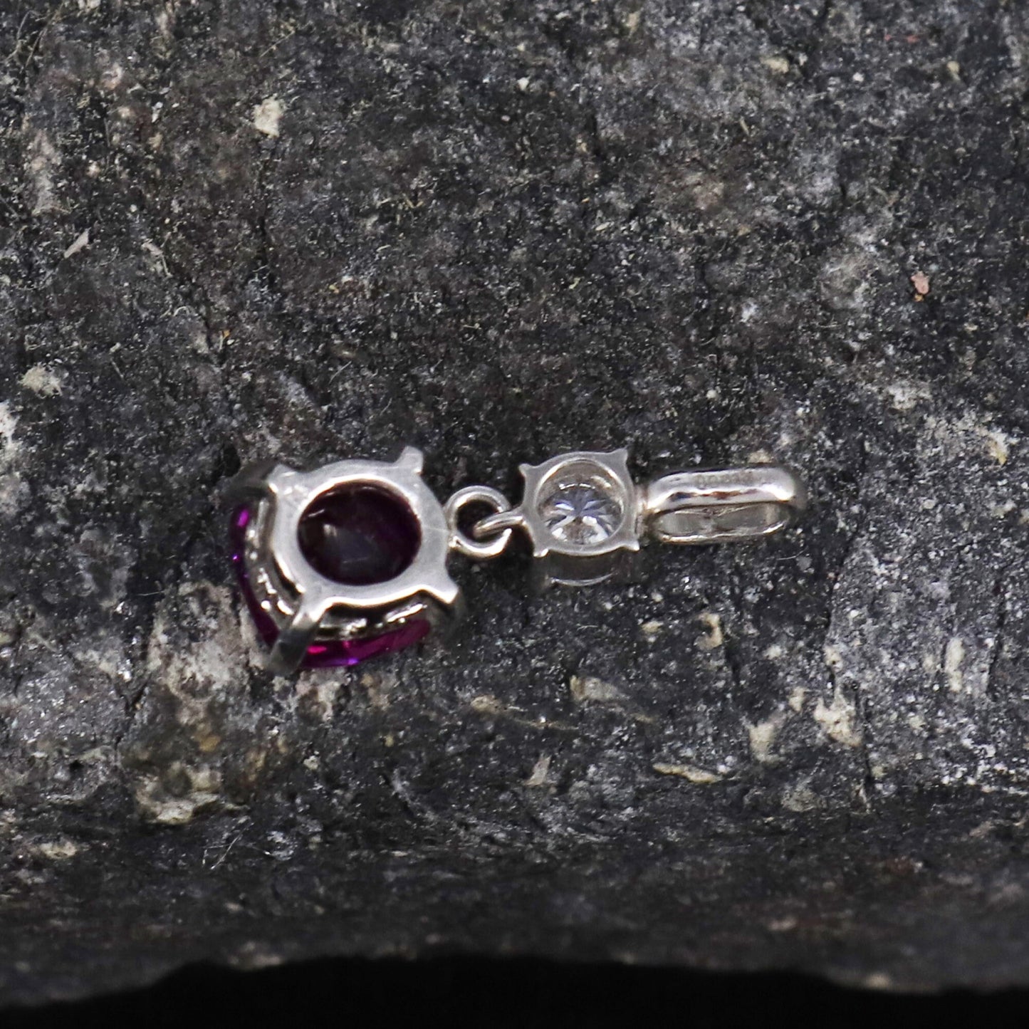 Rubellite Tourmaline Jewelry Pendant 18K Gold