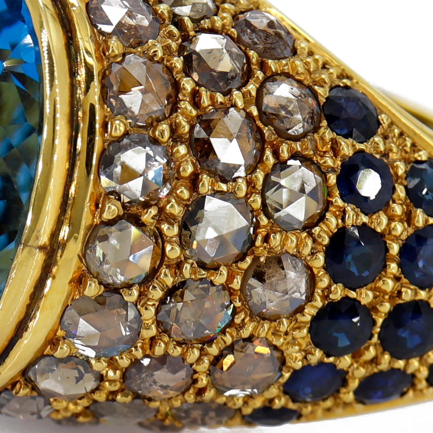 Stunning Victorian Antique Yellow Ring 18K Gold