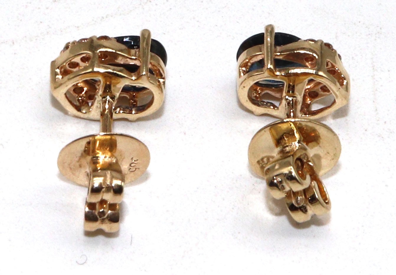 Sapphire Earring 14K Gold