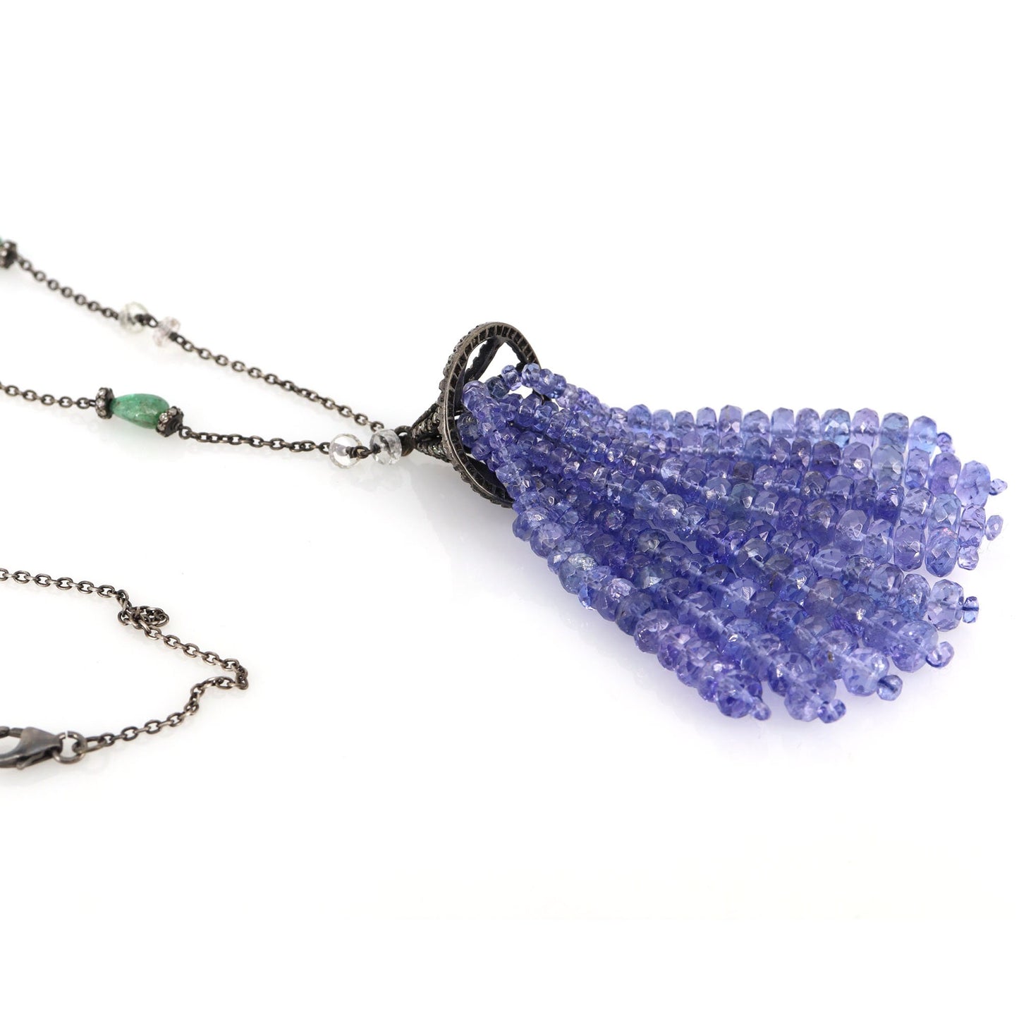 Tanzanite Emerald Necklace