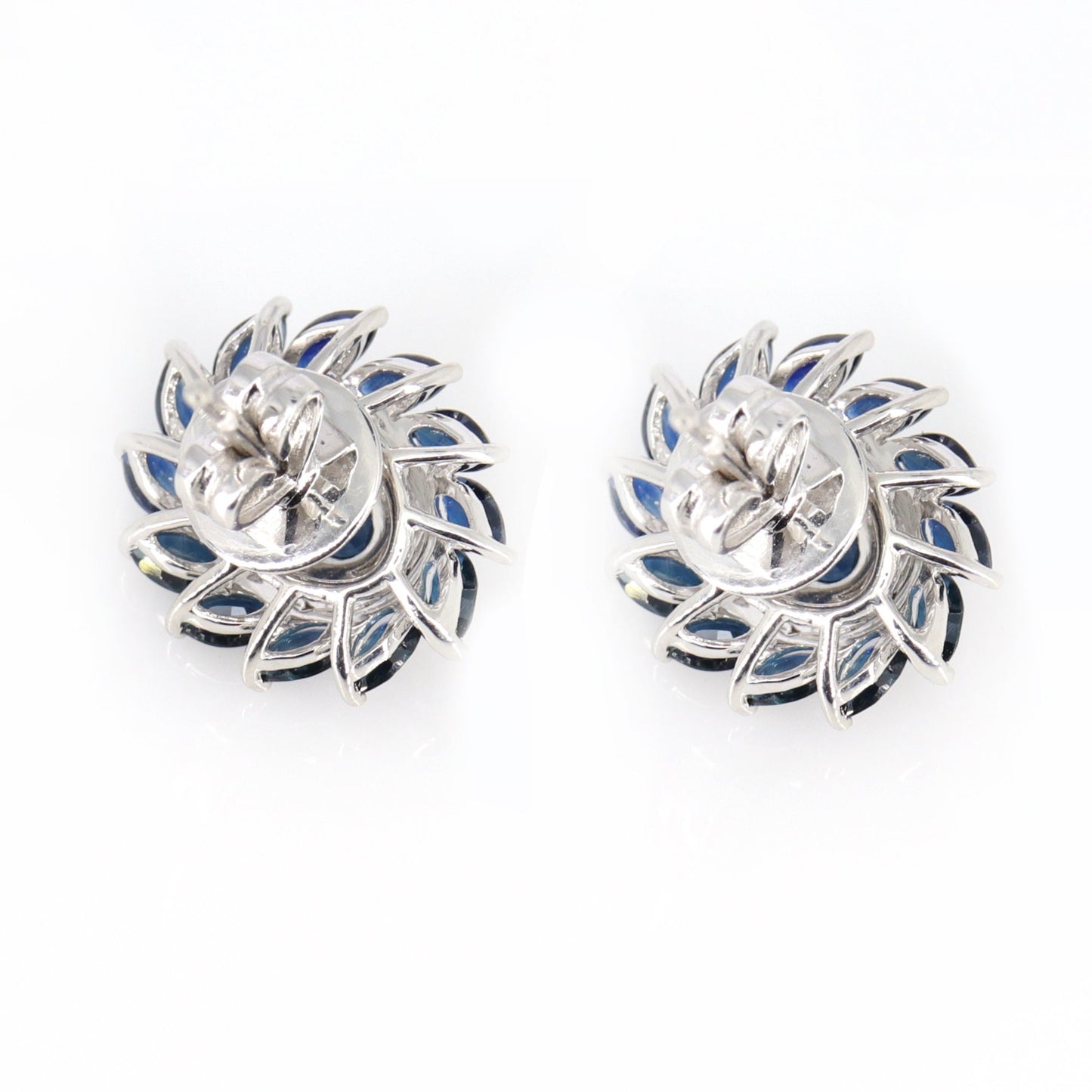 White Sapphire Studs/ Earring 14K Gold