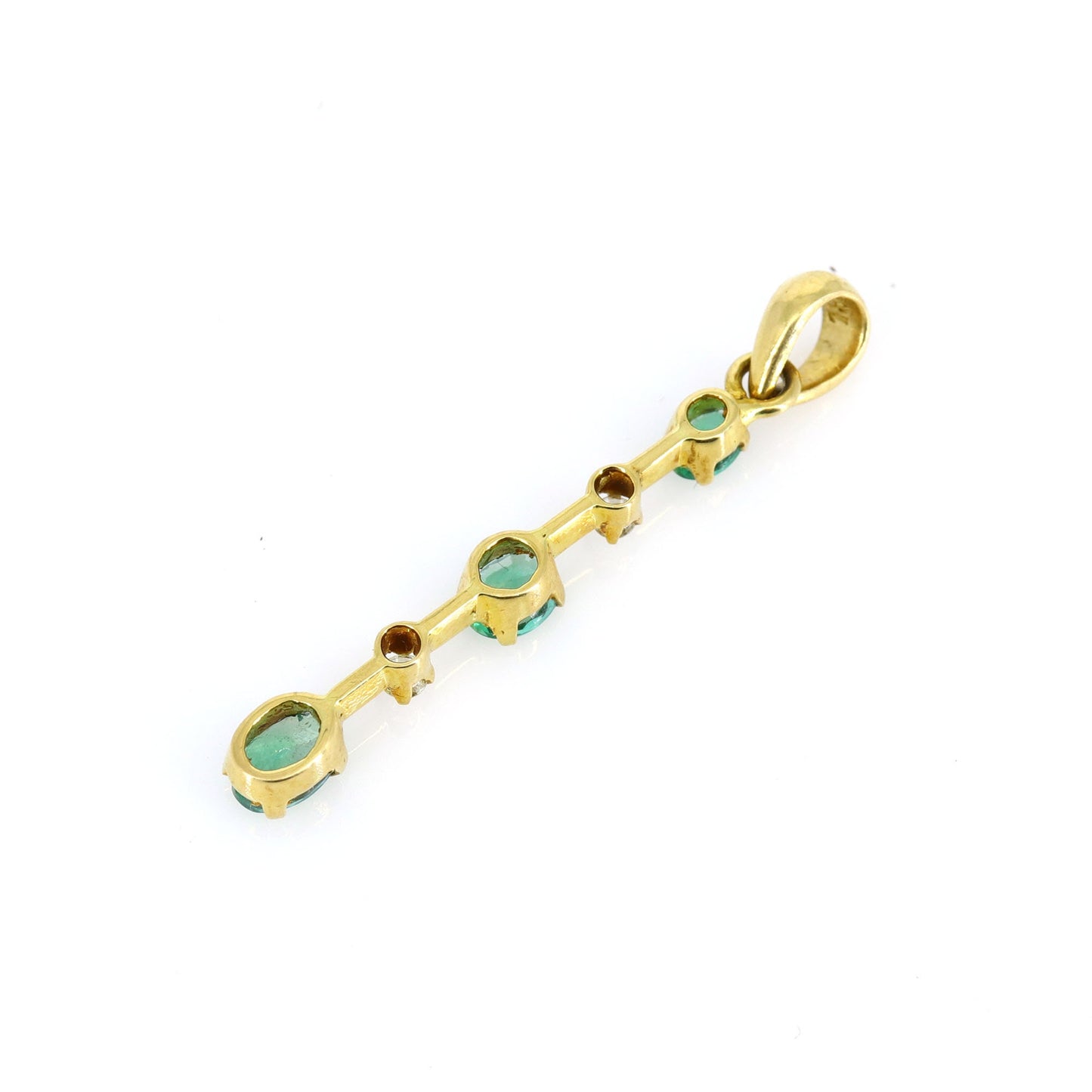 Straight Style Pendant 18K Gold