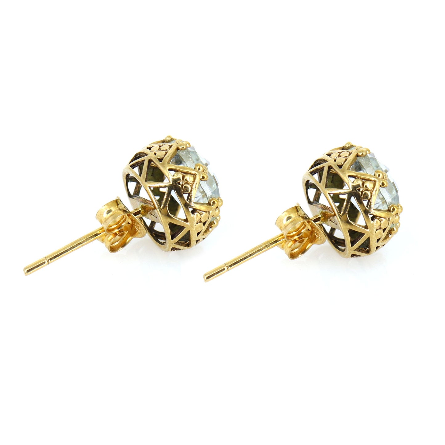 Vintage February Earring Gold