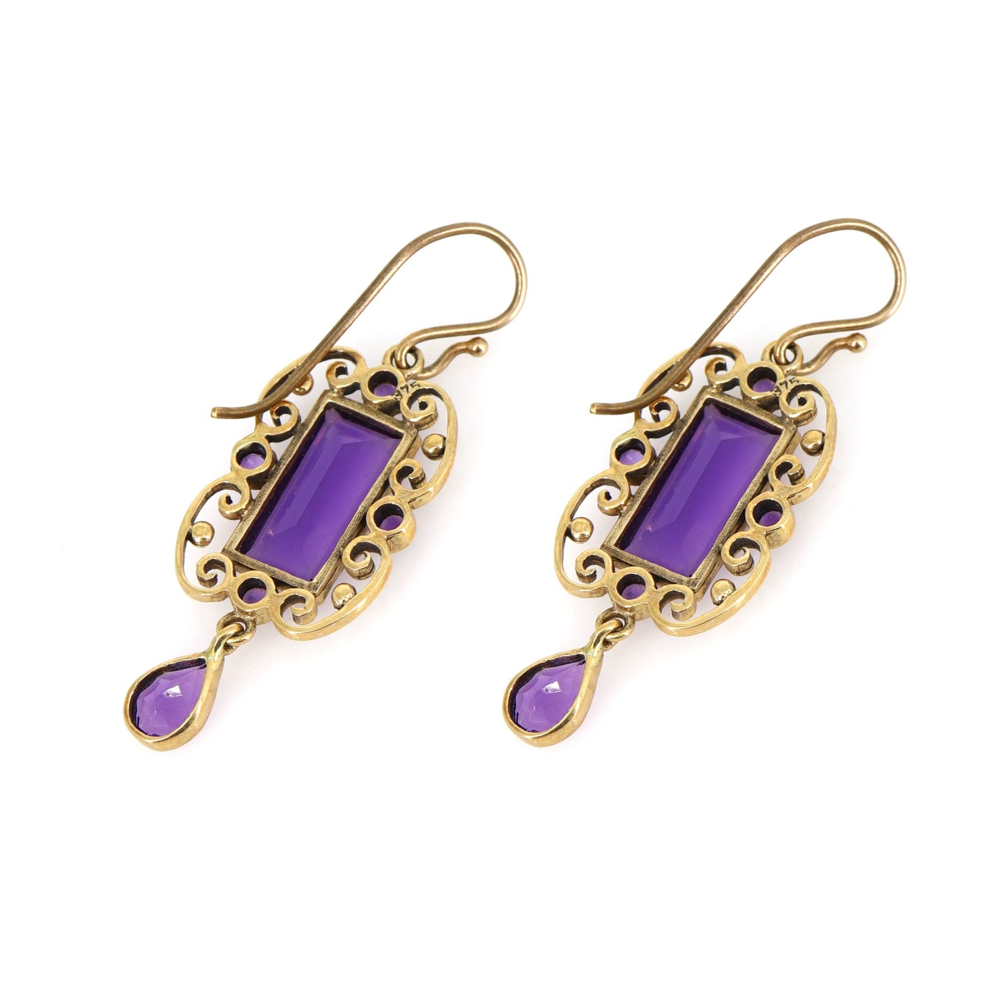 Amethyst Earring Gold