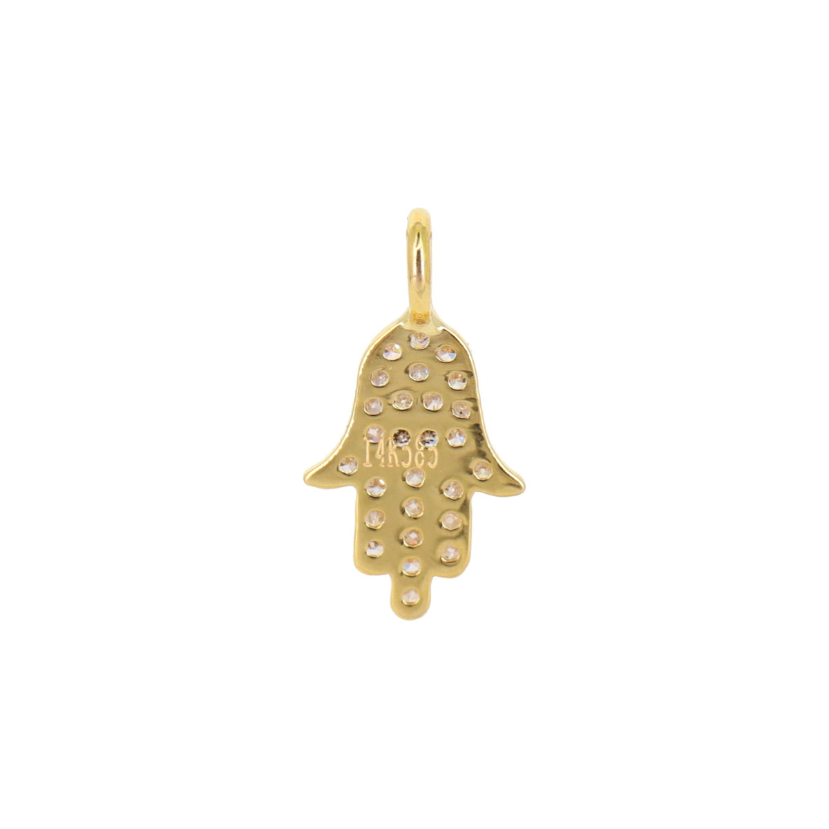 Hamsa Hand Charm Shiny Hamsa Charm Hamsa Hand Charm Bracelet 14K Gold
