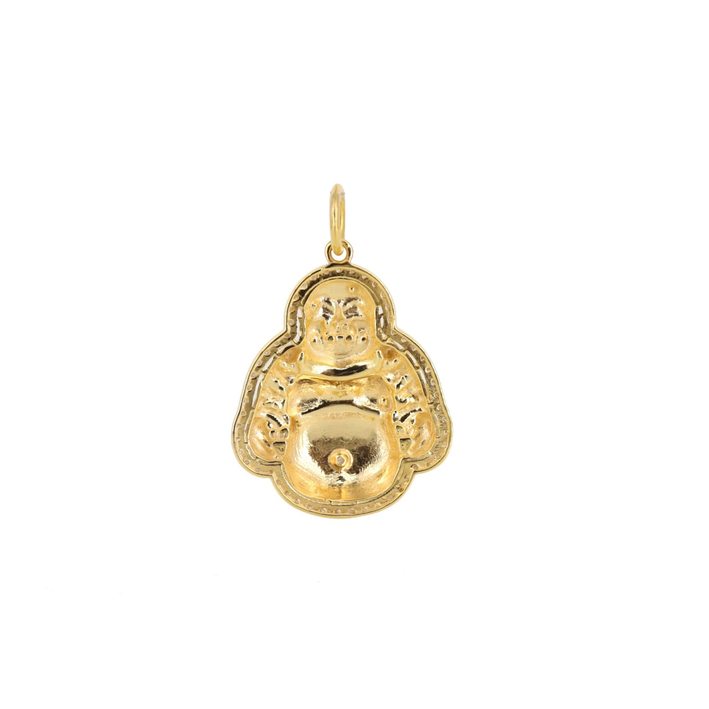 Buddha Charm 34X22.5Mm Size Buddha Pendant 14K Gold