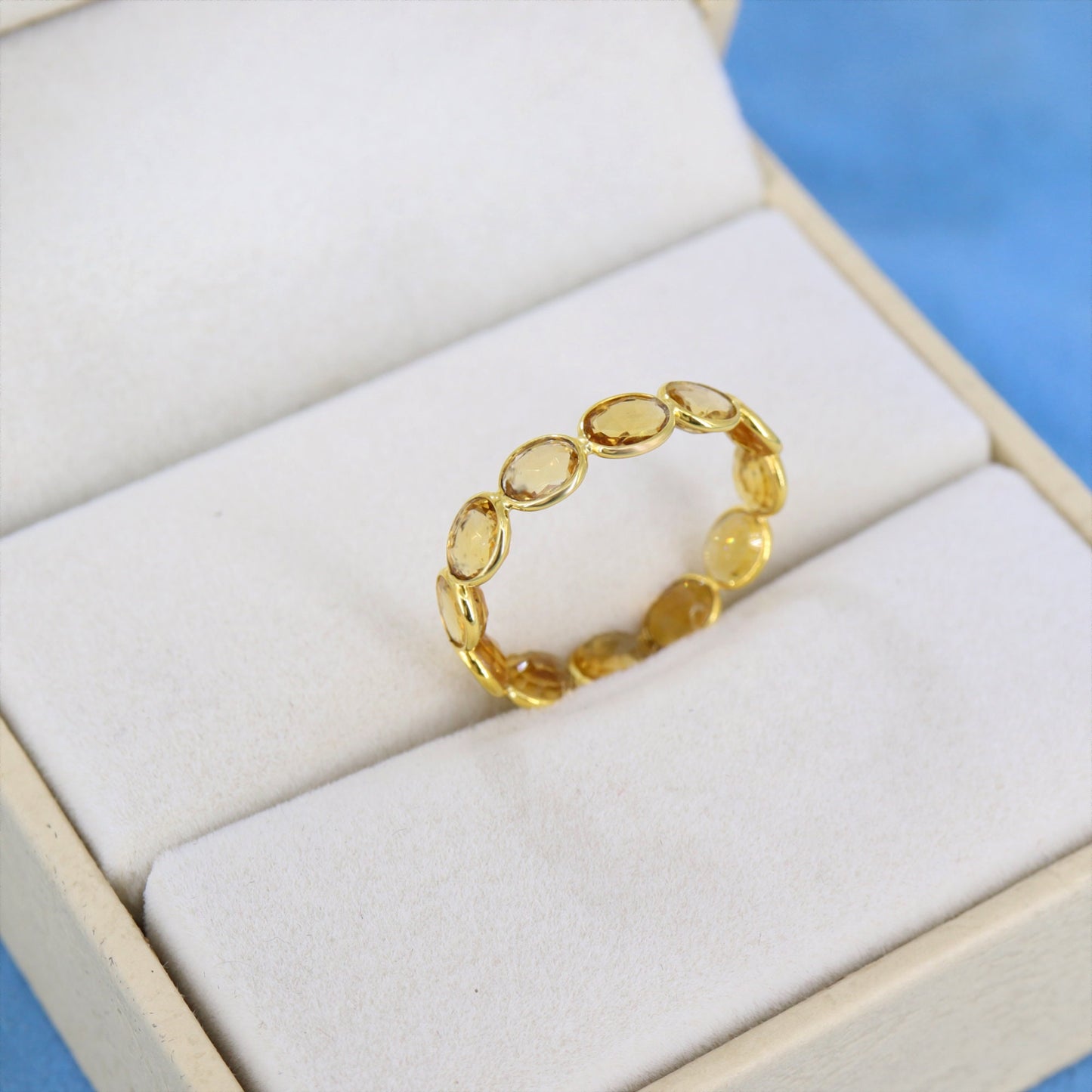 Citrine Ring 18K Gold