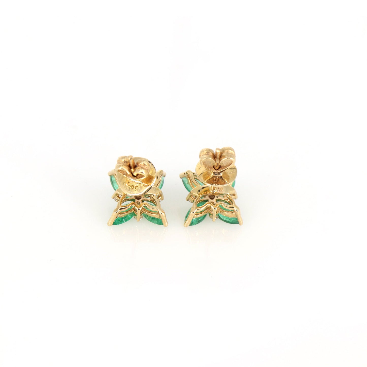 Emerald Earring 14K Gold