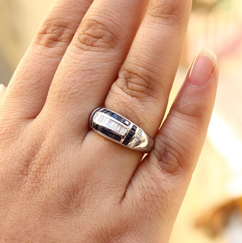 Sapphire Engagement Ring 14K Gold