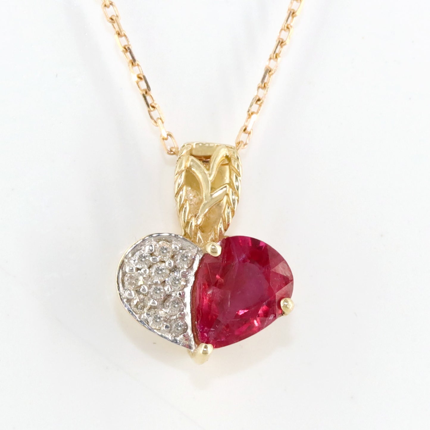Heart Shape Pendant 14K Gold