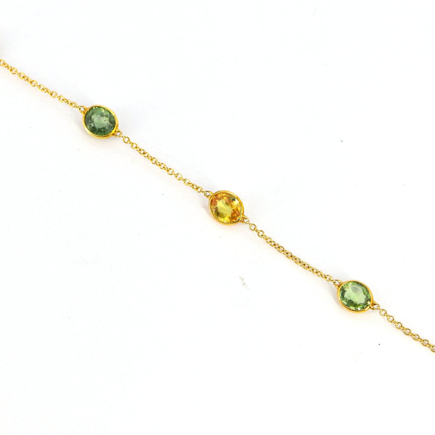 Multi Sapphire Bracelet 18K Gold