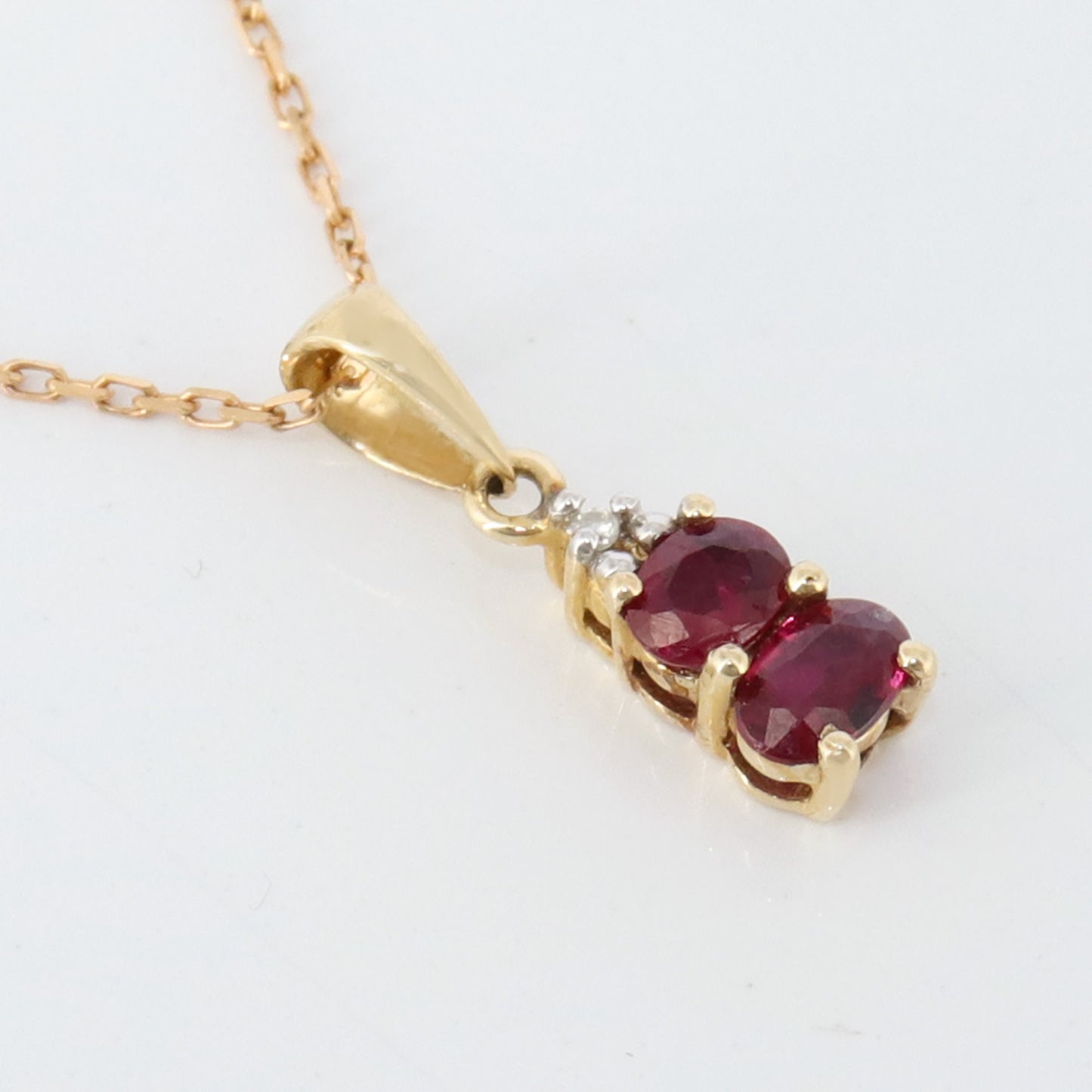 Minimalist Jewelry Ruby & Jewellery Ruby Pendant 14K Gold