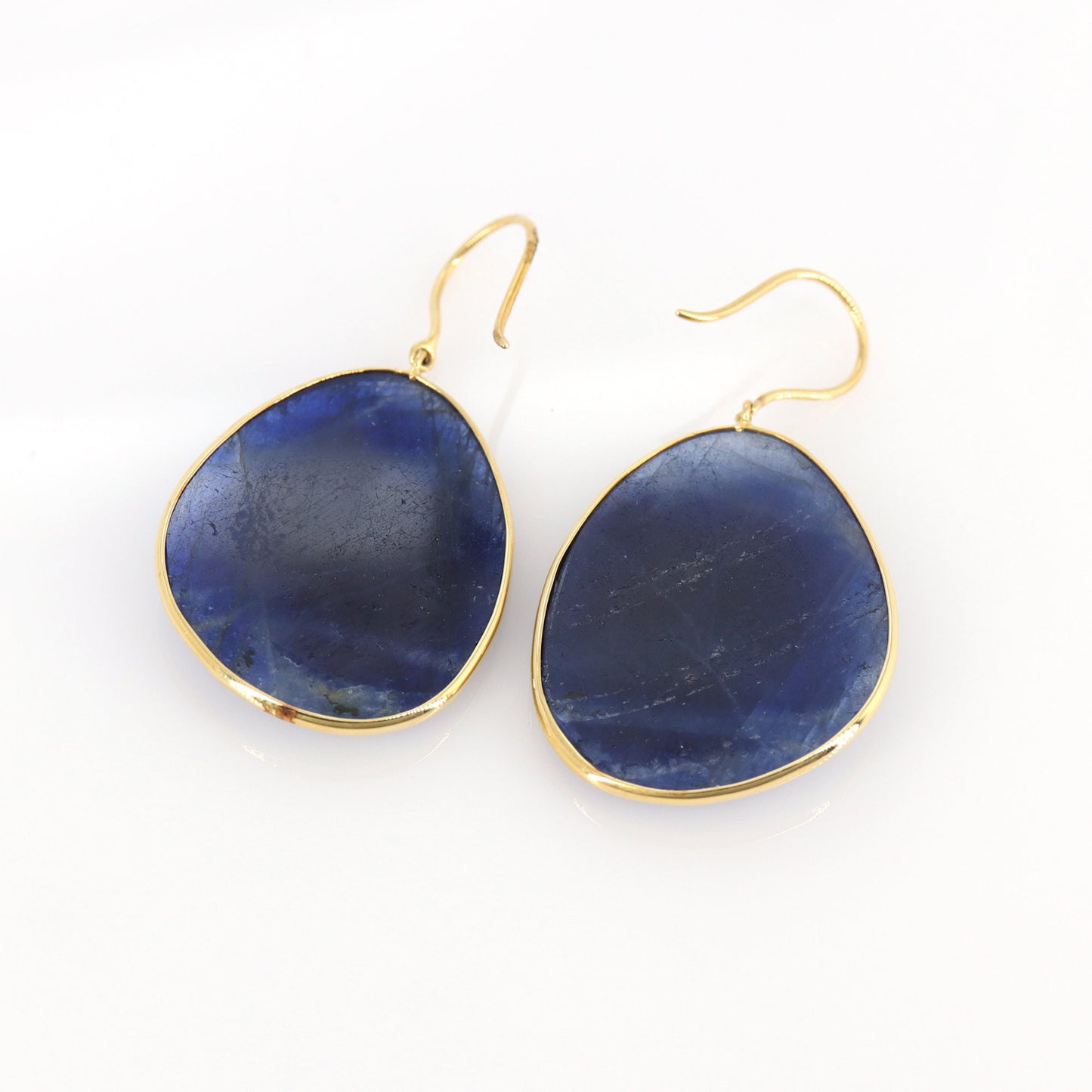 Rose Cut Slices Earring 18K Gold