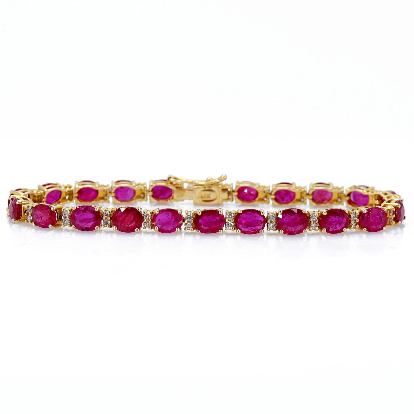 Ruby Bracelet 14K Gold
