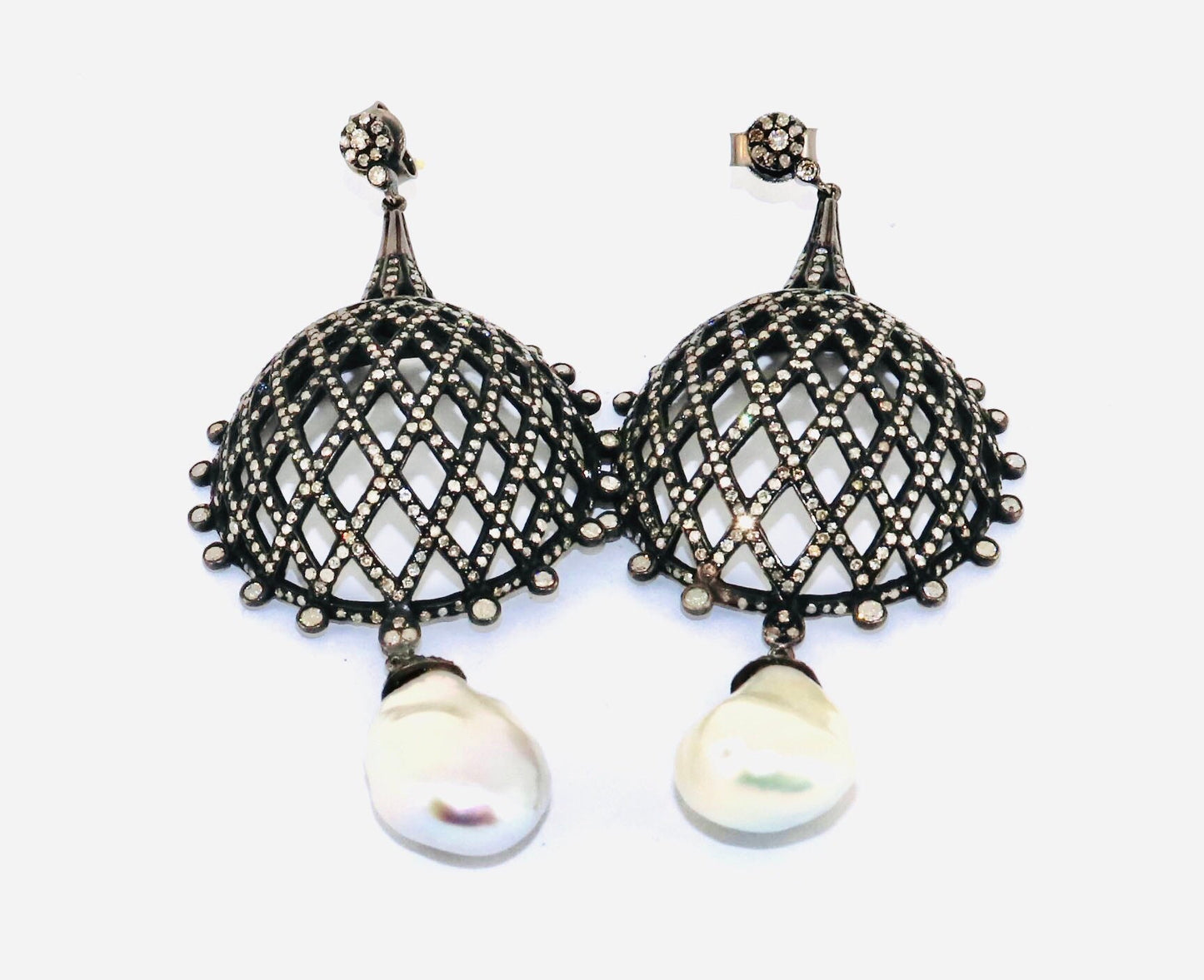 Exclusively Designed Vintage Replica Victorian Earring Gold