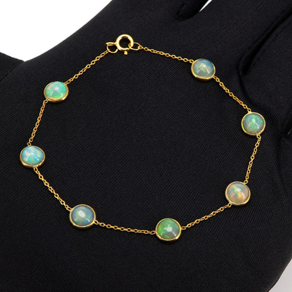 Opal Bracelet 14K Gold