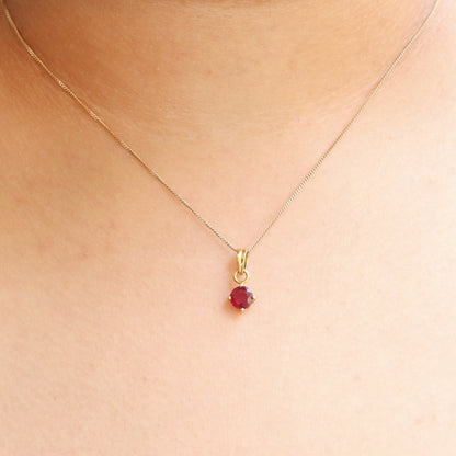 Yellow Ruby Earring 14K Gold