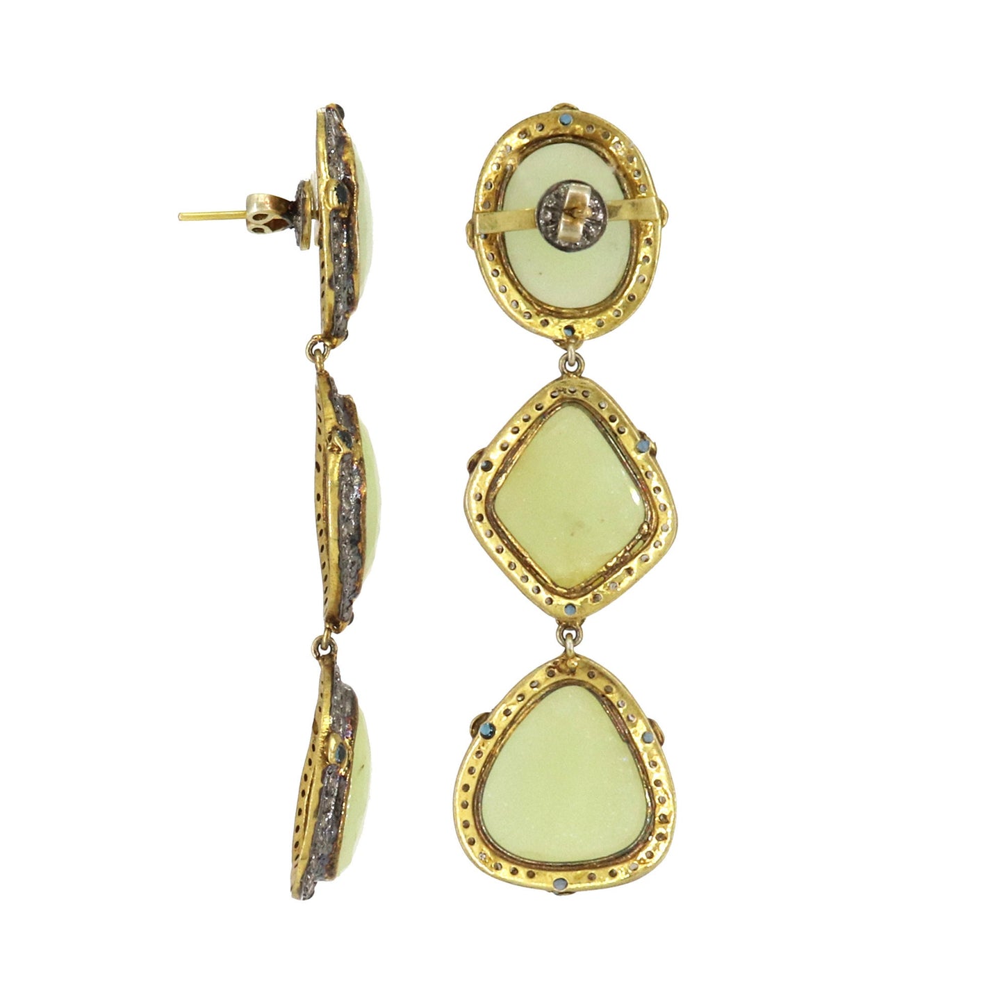 Sapphire London Blue Topaz Gemstone Earring