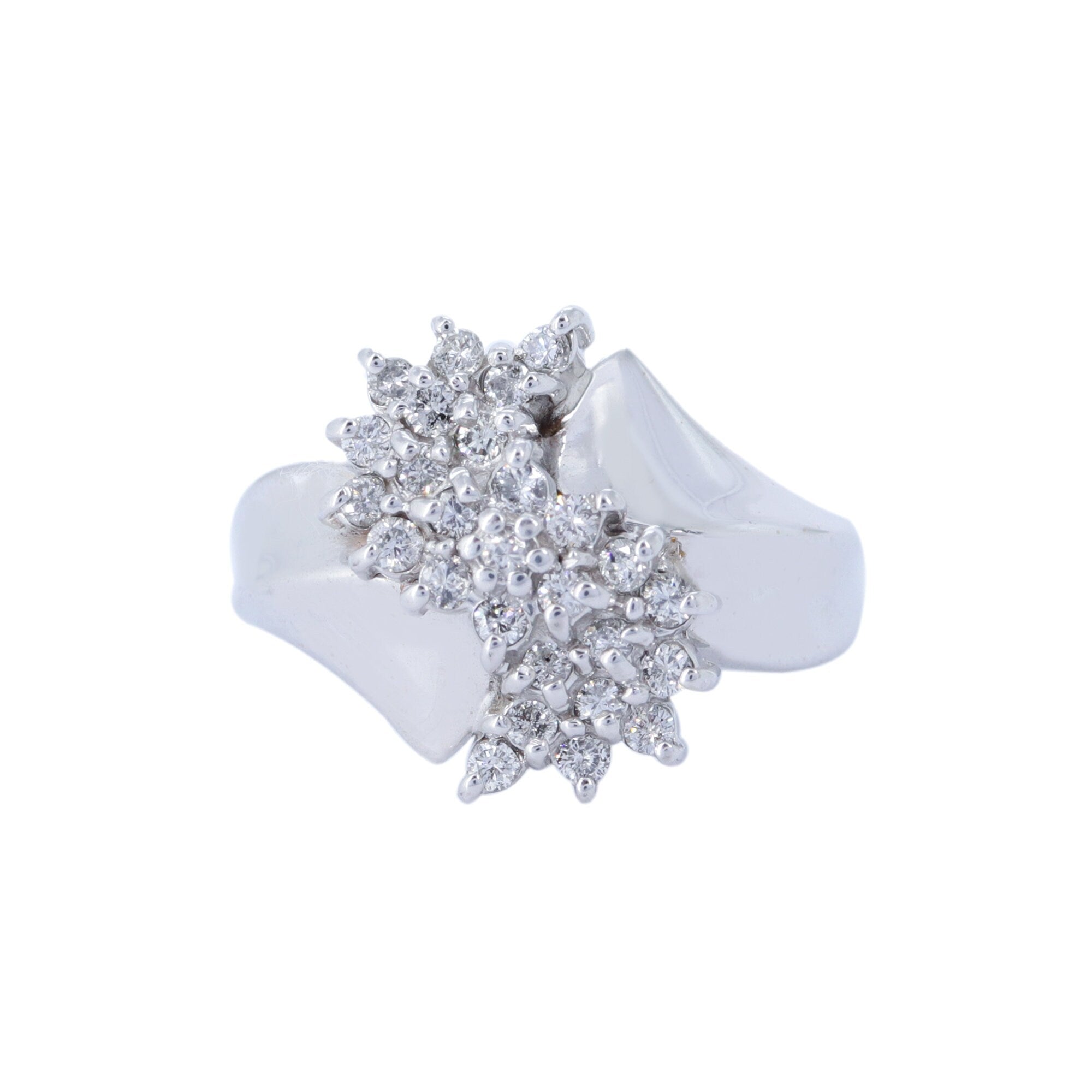White Ring 18K Gold