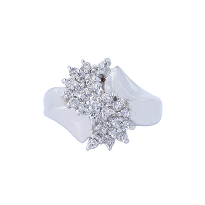 White Ring 18K Gold