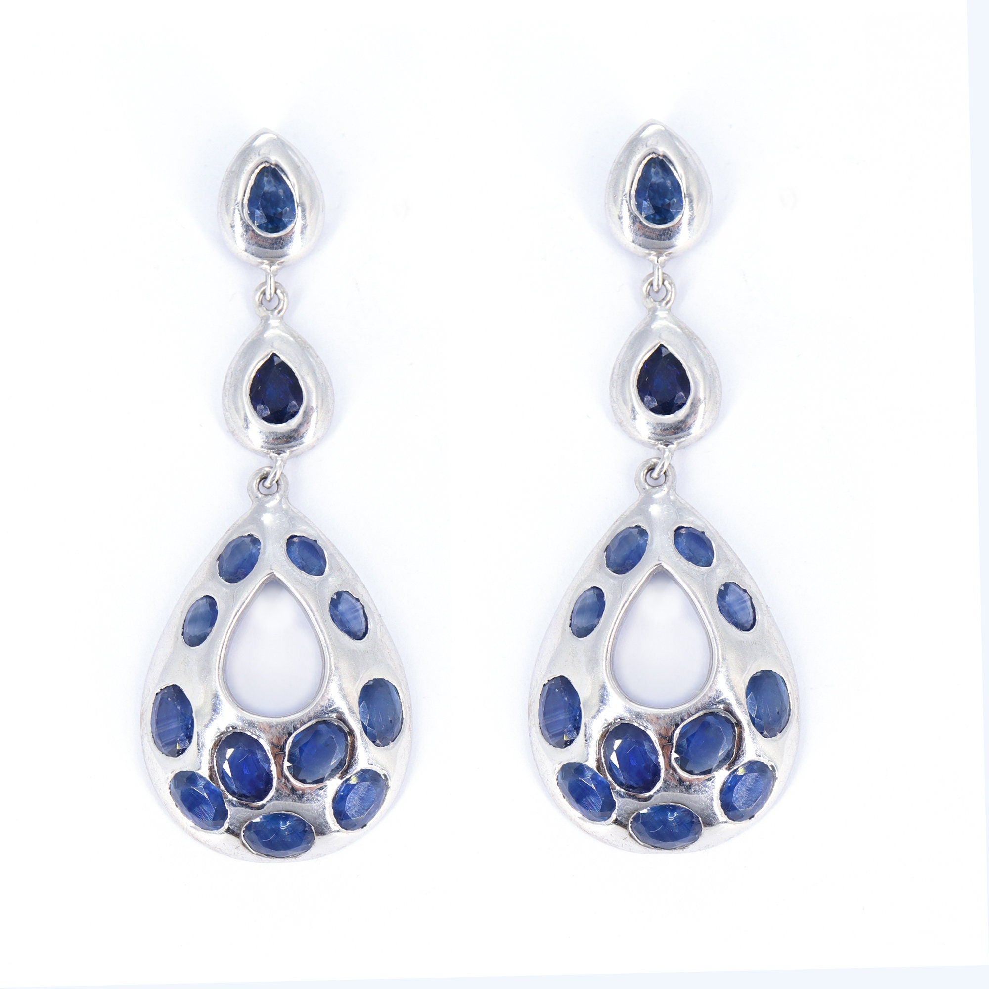 Blue Sapphire Earring