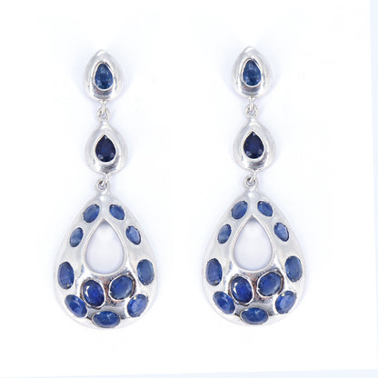 Blue Sapphire Earring