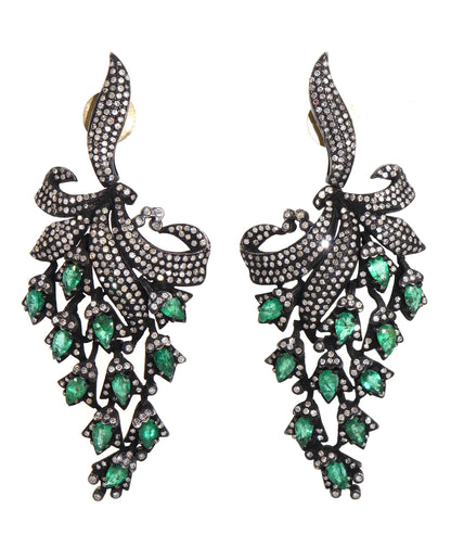 Exclusively Designed Vintage Replica Victorian Earring Gold