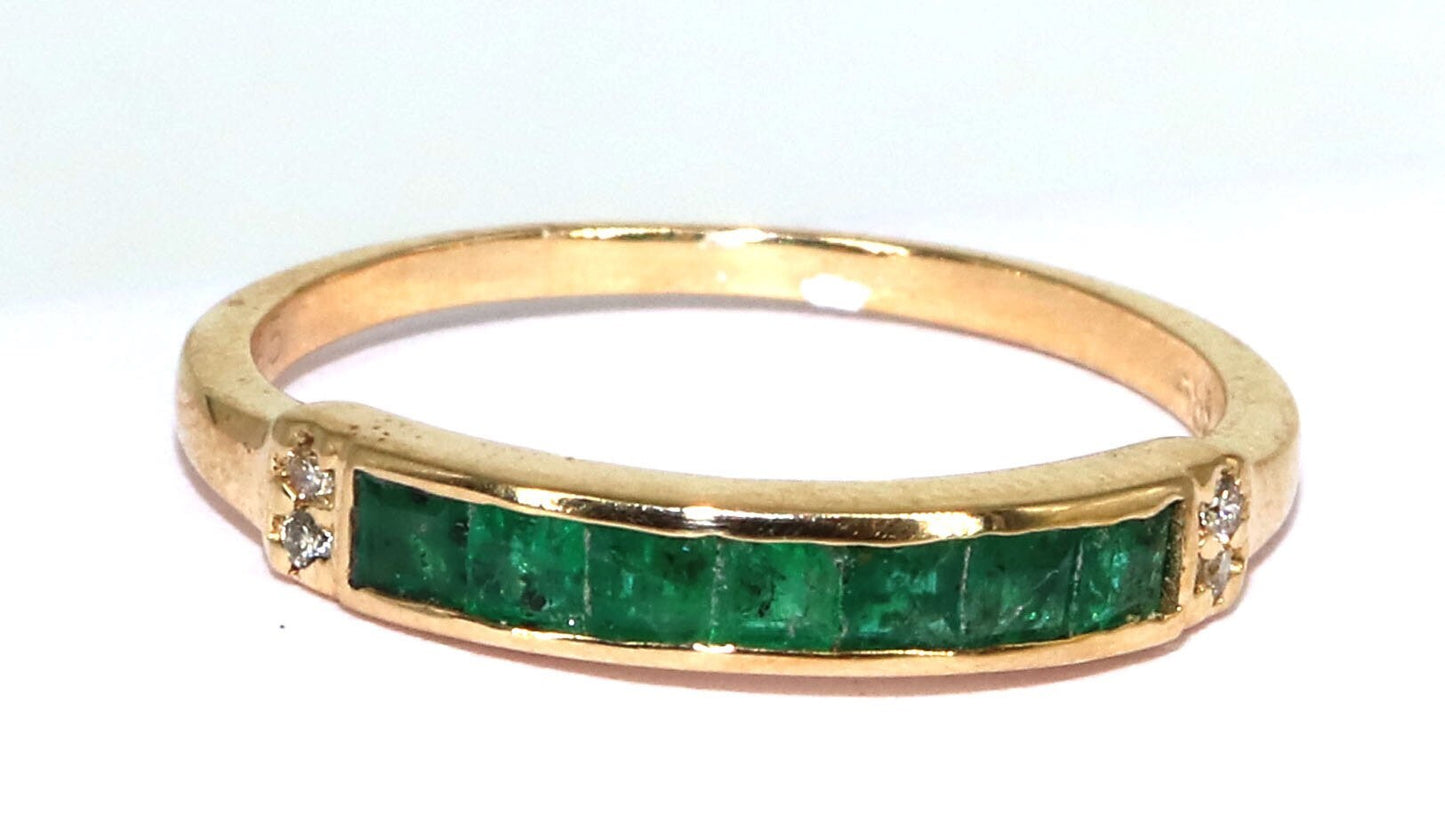 Eternity Band Beautiful Ring 14K Gold