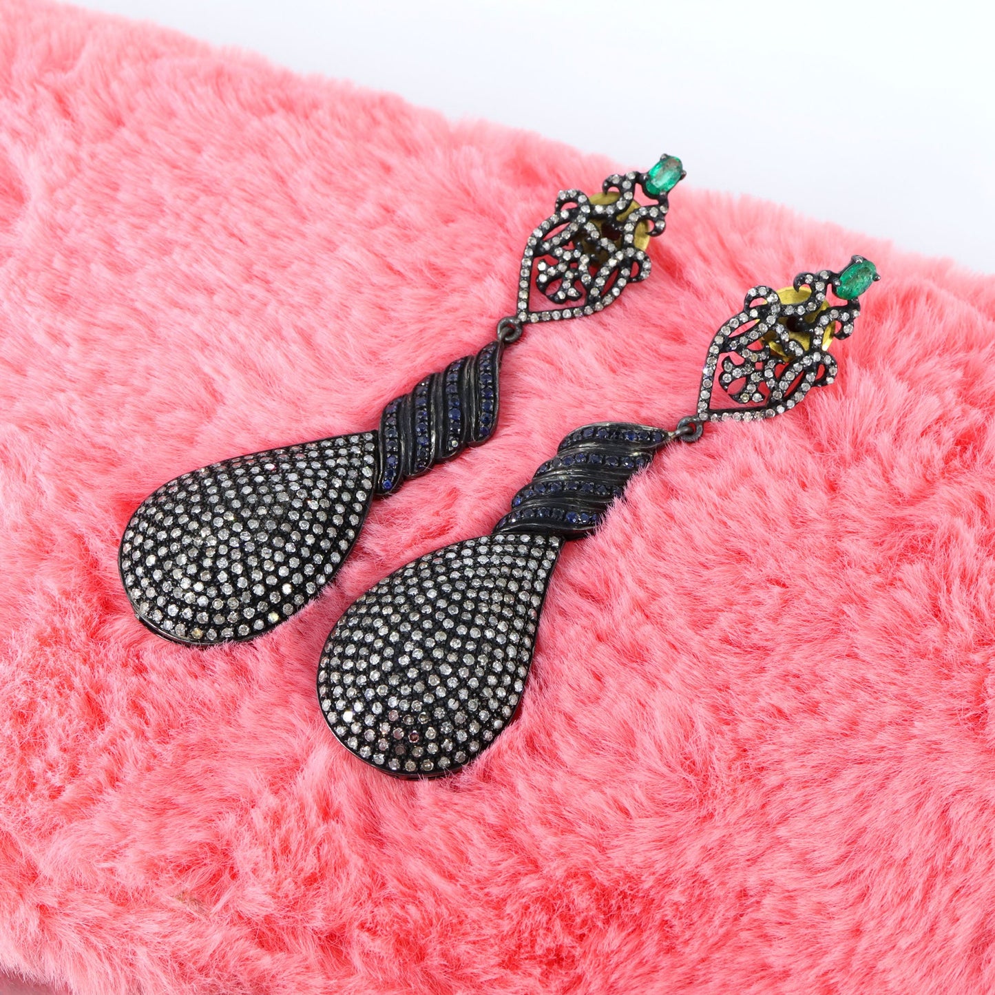 Vintage Replica Jewellery Sapphire Earring