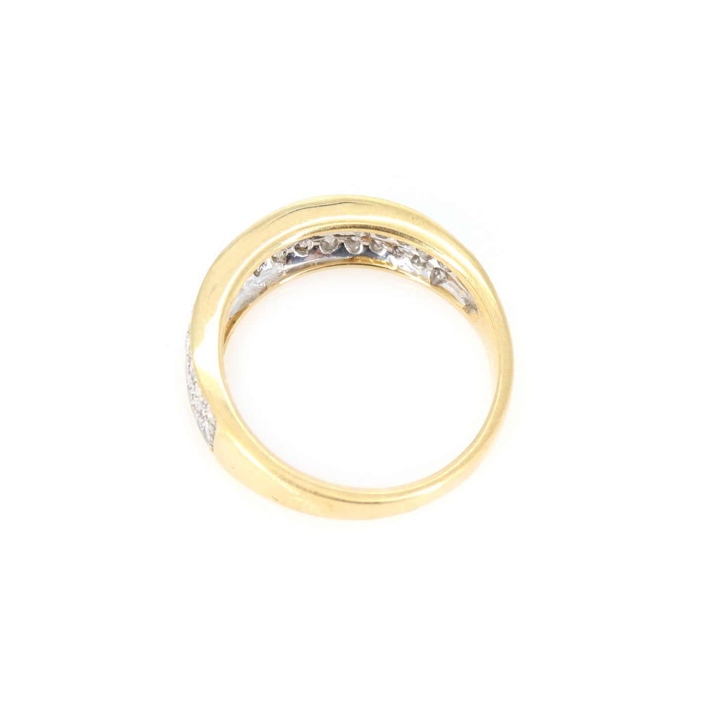 Round Cut Eternity Ring 18K Gold