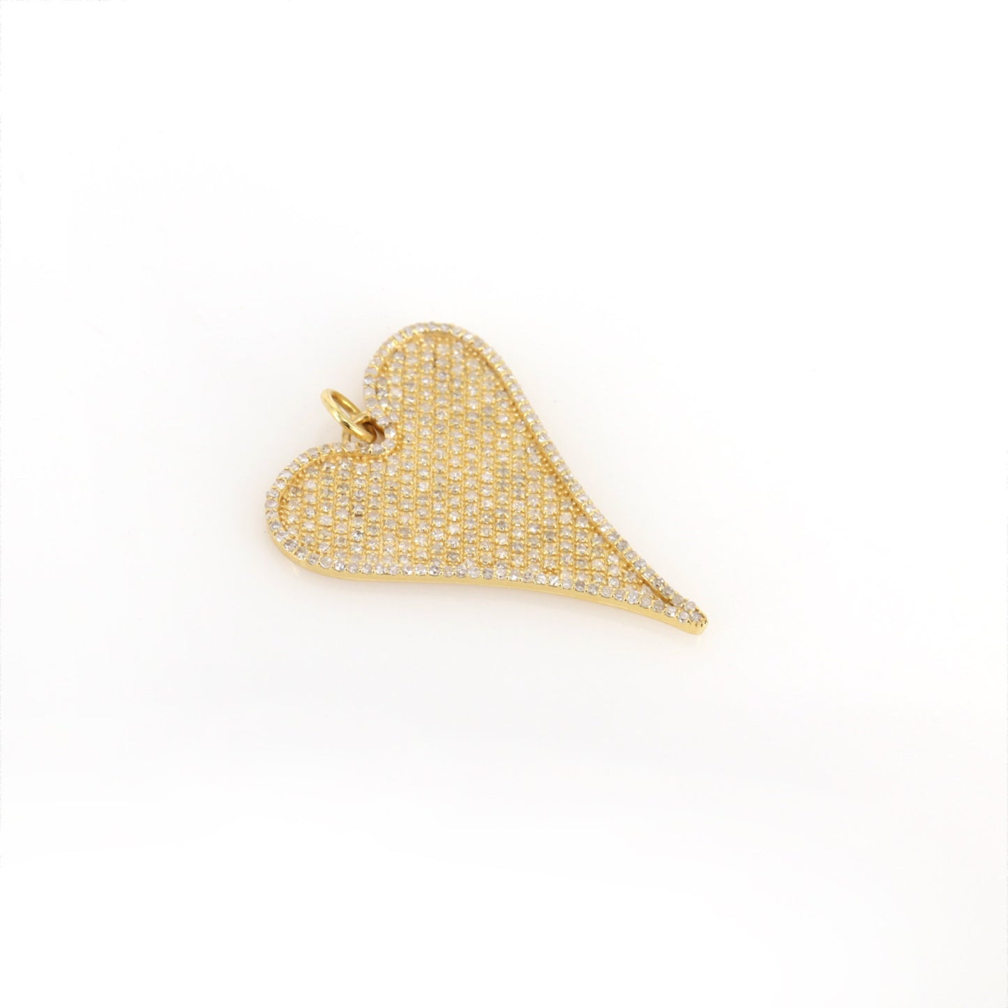 Heart Charm Pendant 14K Gold