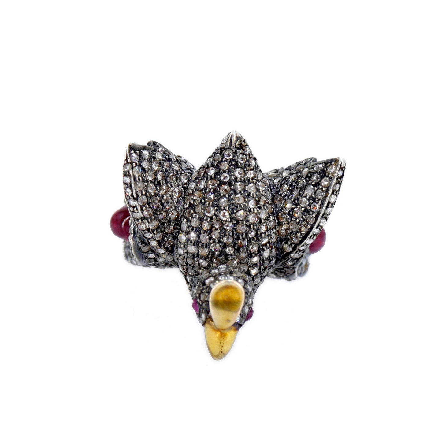 Birds Style Ring Gold