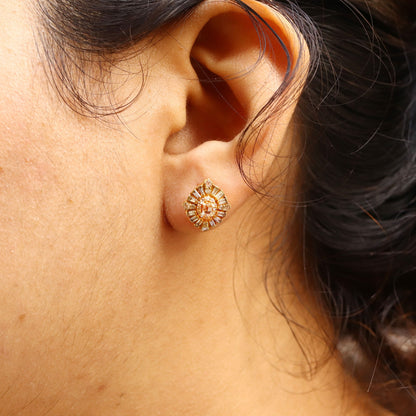 Real Stud Earring 14K Gold