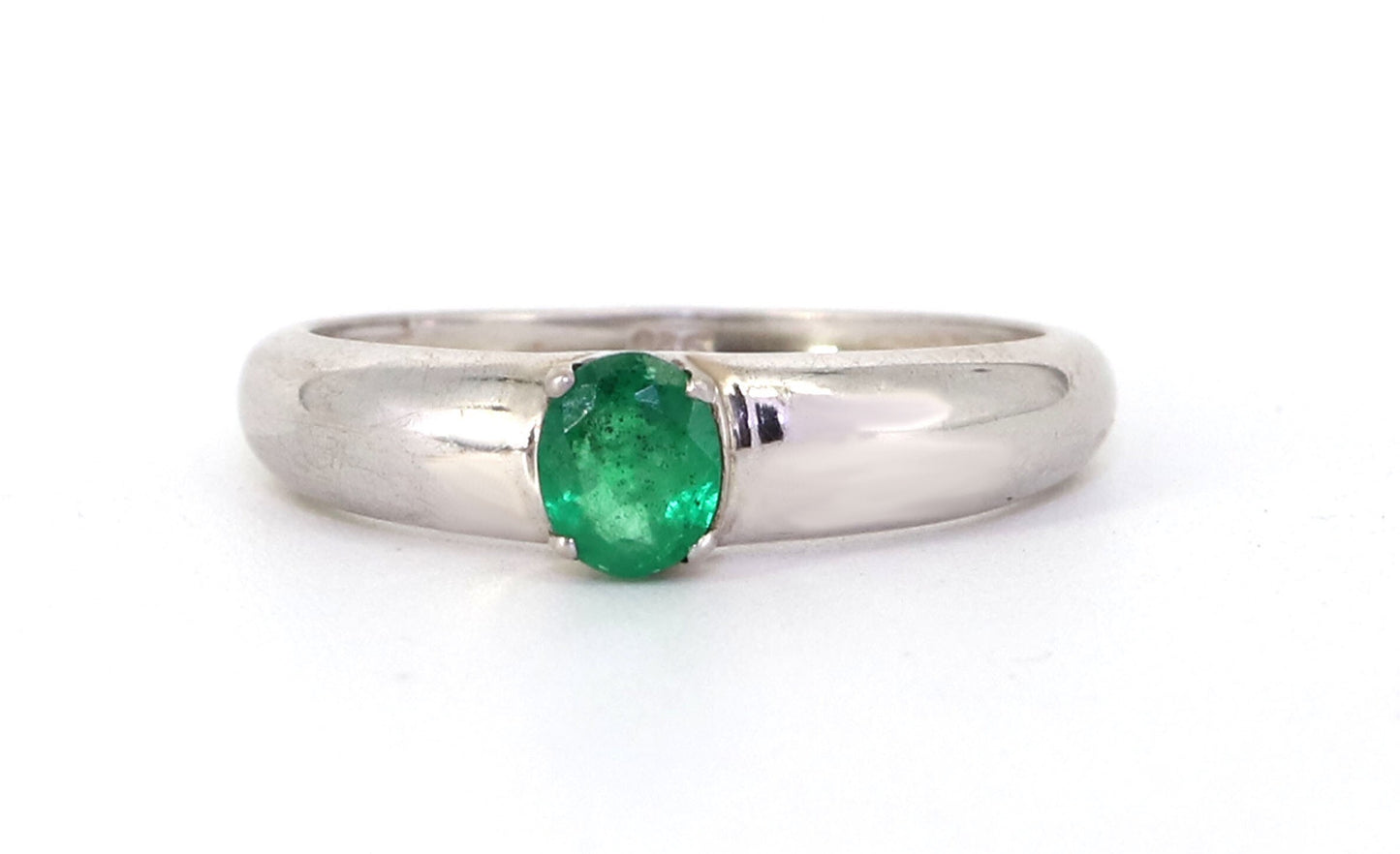925 Sterling White Rhodium Beautiful Ring Gold