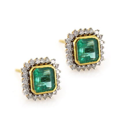 Cluster Earring 18K Gold