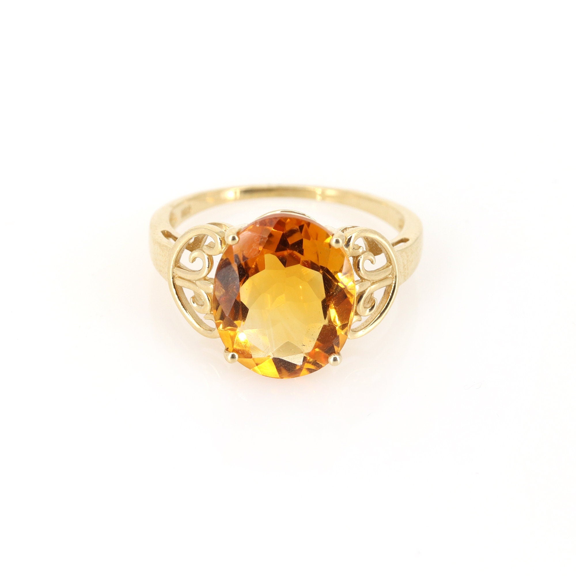 Citrine Ring 14K Gold