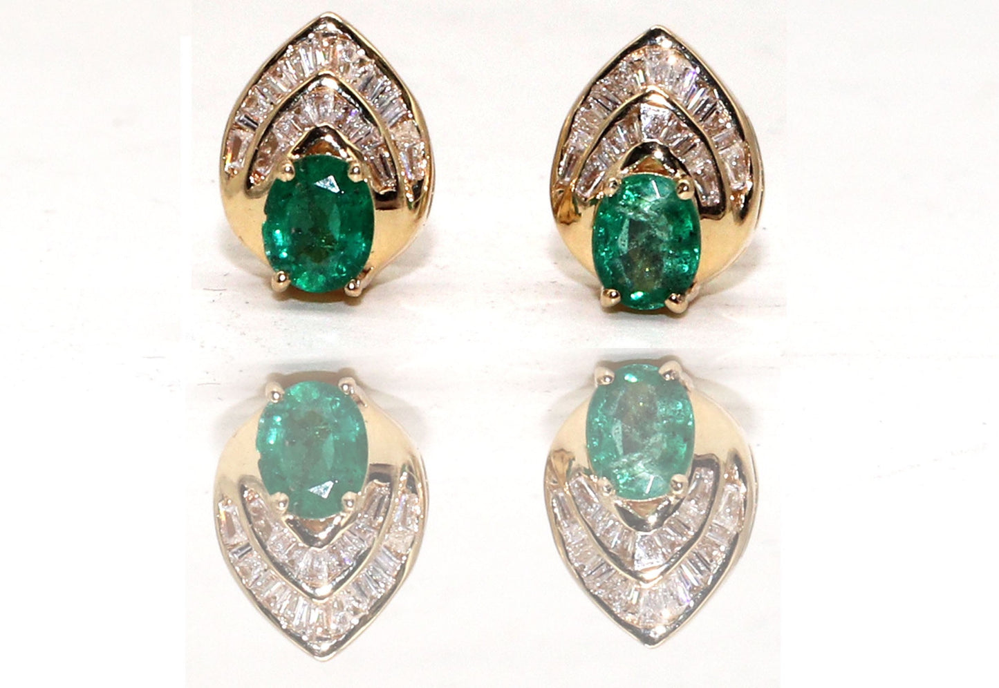 Emerald Earring 14K Gold