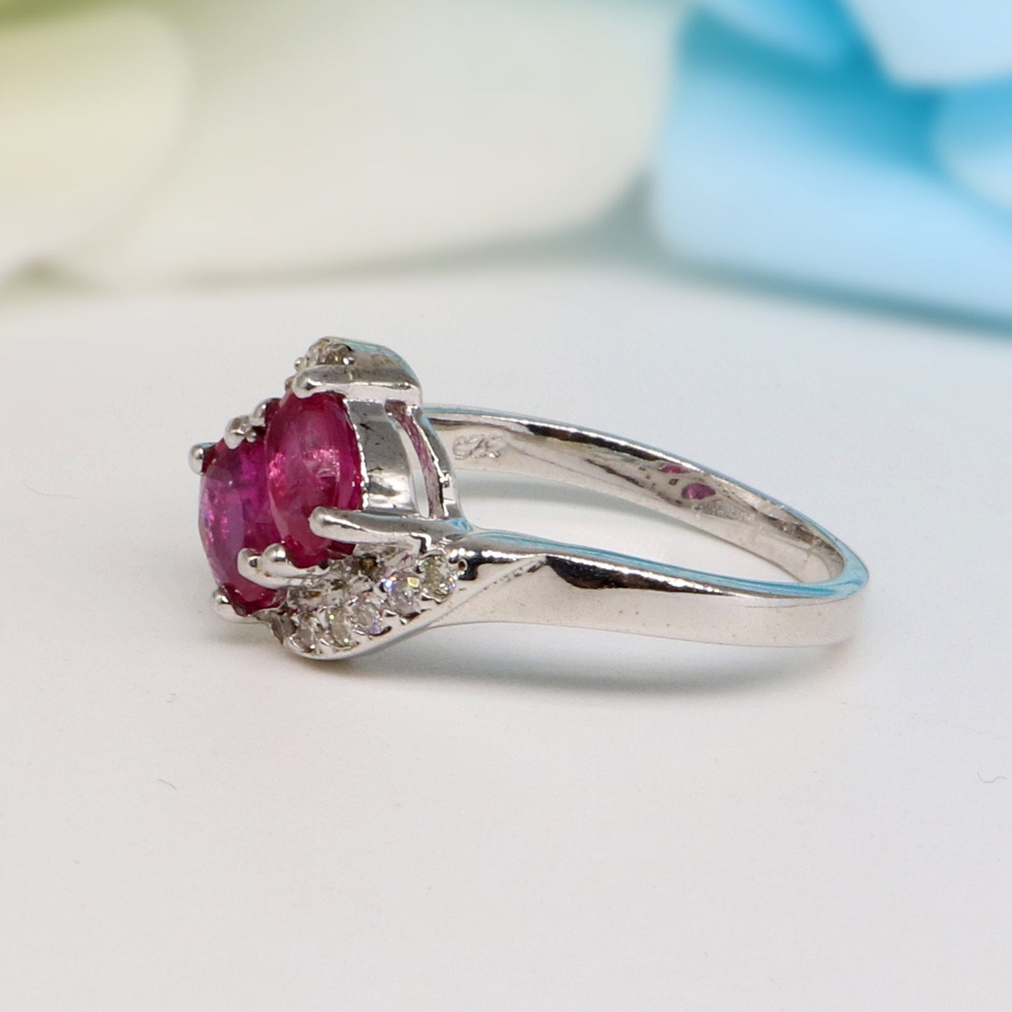 Handmade Ruby & Ring Silver