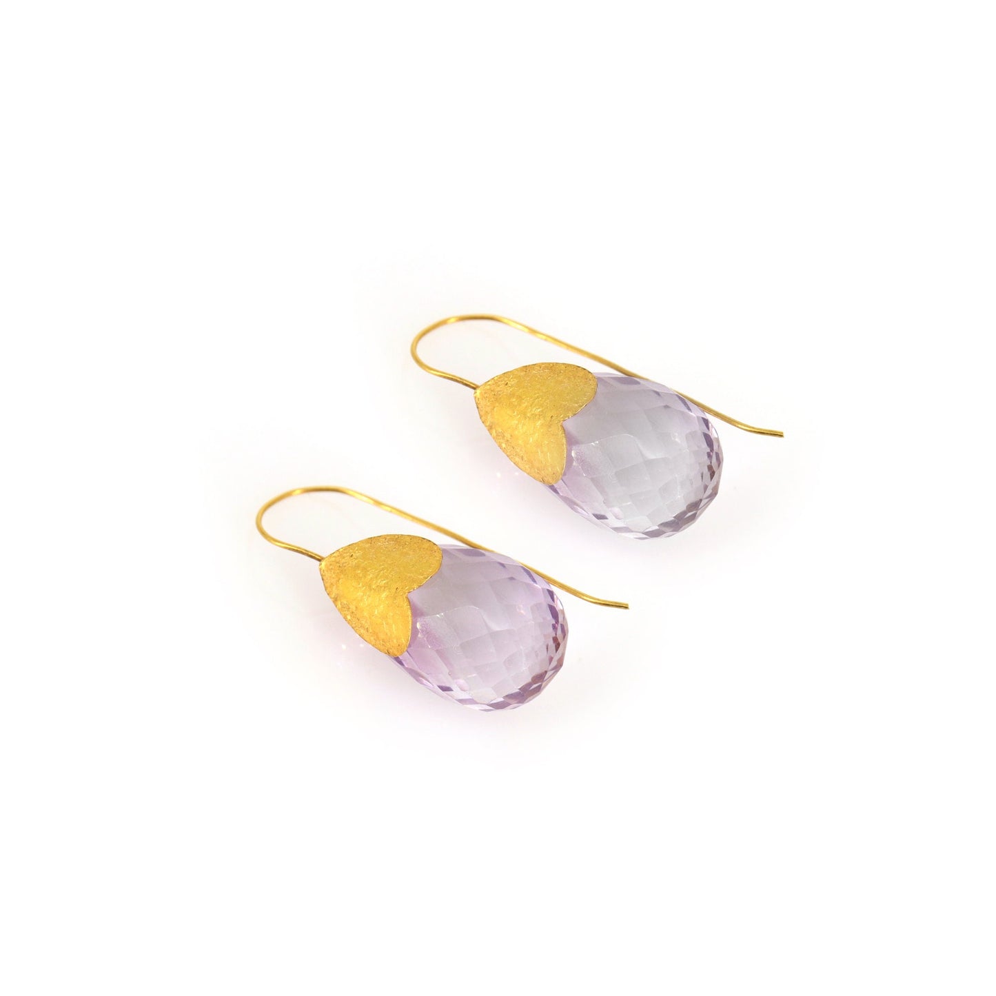 Amethyst Earring 18K Gold