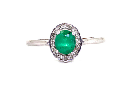 925 Sterling White Rhodium Beautiful Ring Gold