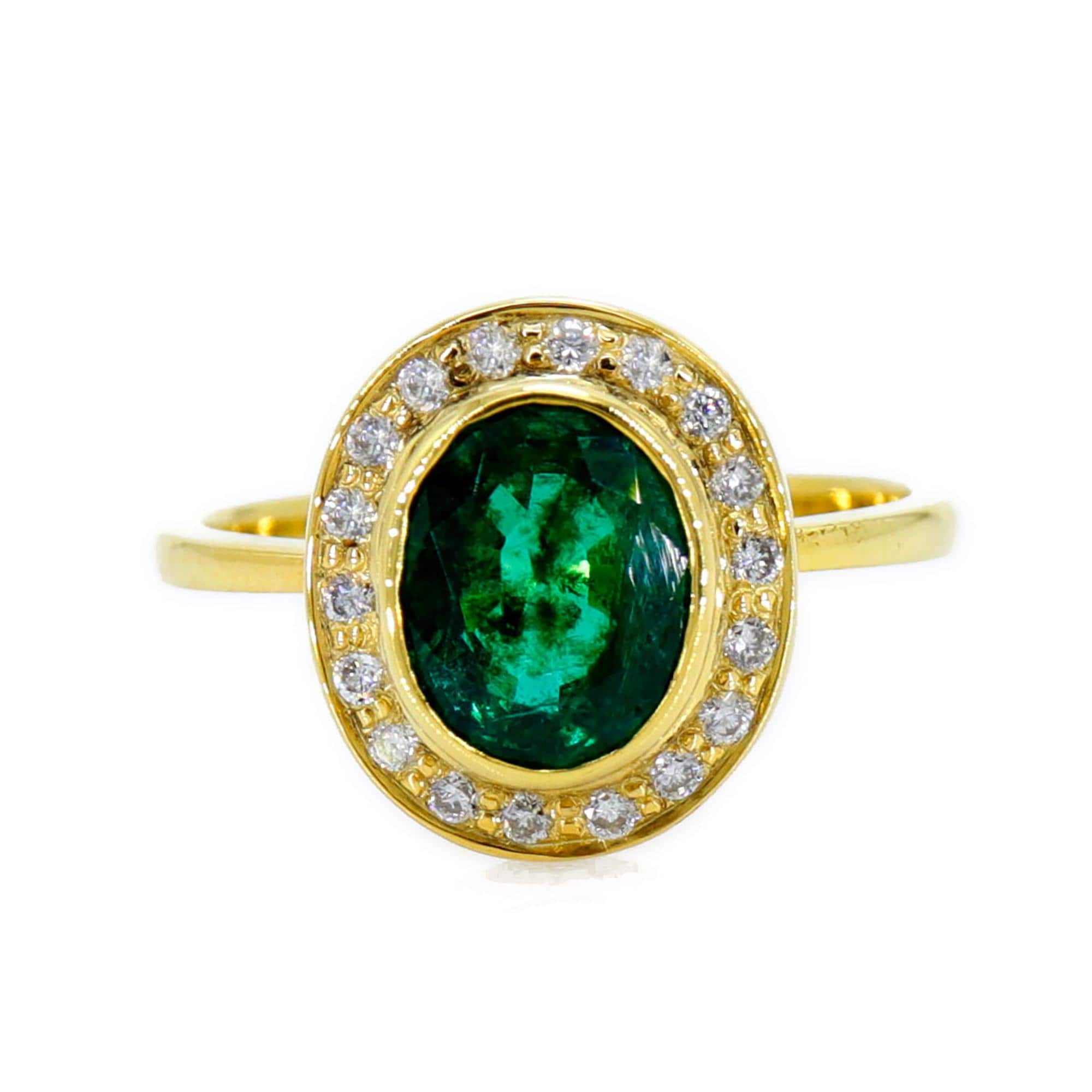 Emerald Ring 18K Gold
