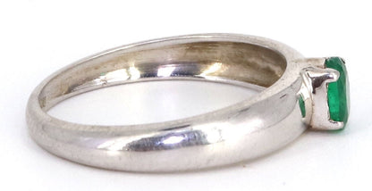 925 Sterling White Rhodium Beautiful Ring Gold